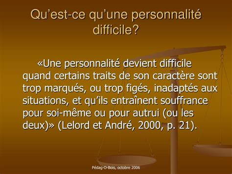 Ppt L Abc De La Gestion Des Personnalit S Difficiles Powerpoint