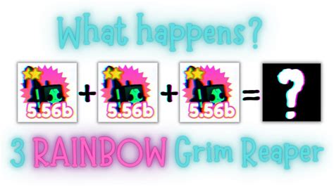 What Happens When You Fuse 3 RAINBOW The Grim Reaper In Pet Simulator X