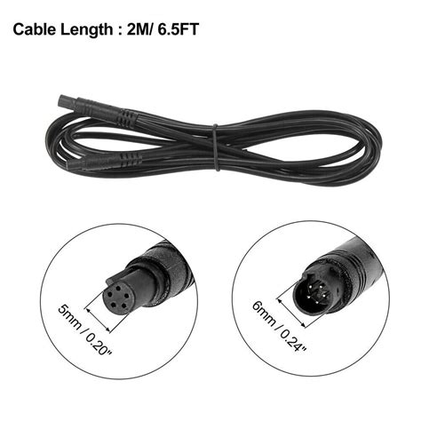 Pin Ft M Backup Camera Extension Cable Dash Camera Cord Wires For