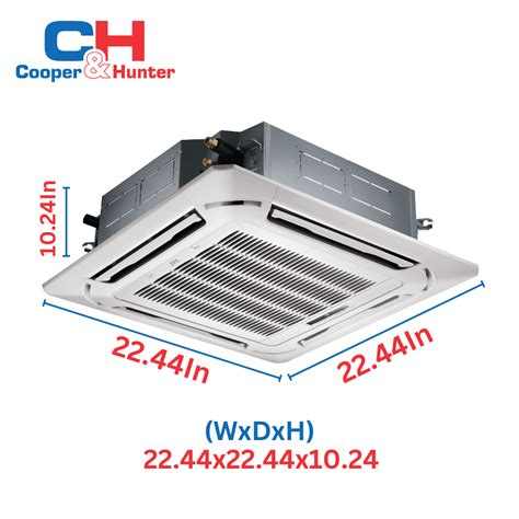 Cooper And Hunter 9 000 Btu 230v 20 Seer Ceiling Cassette 0 75 Ton