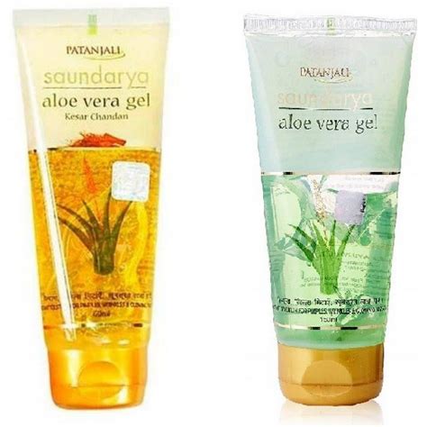 Patanjali Saundarya Aloe Vera Gel Kesar Chandan Gel Ml