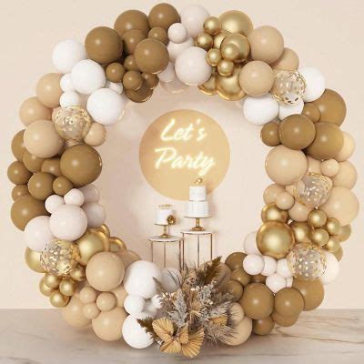Pcs Brown Nude Balloons Garland Kit For Woodland Jungle And Teddy Bear Themed Birthday