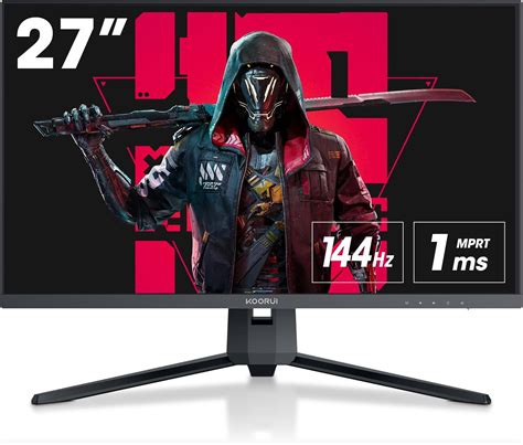 KOORUI Monitor Gaming 27 Display VA 2560x1440 WQHD 2K 1ms