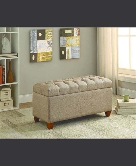 Coaster Home Furnishings Simeon Tufted Storage Bench Macys