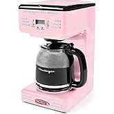 Nostalgia Retro 12 Cup Programmable Coffee Maker With LED Display