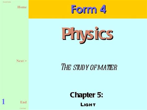 Physics Form 4 Chapter 5