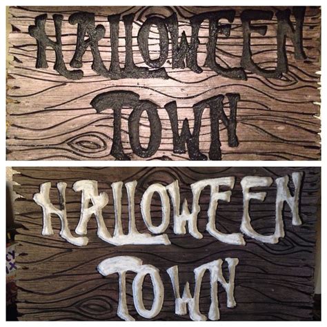 Halloween Town Nightmare Before Christmas Sign 2022 – Get Halloween ...