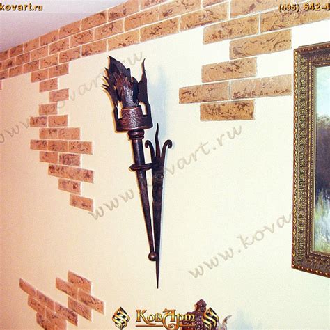 Кованые бра купить в Москву, на стену в коридор, уличные, фото, цены