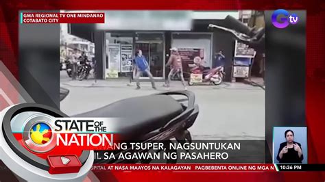 Dalawang Tsuper Nagsuntukan Dahil Sa Agawan Ng Pasahero SONA YouTube