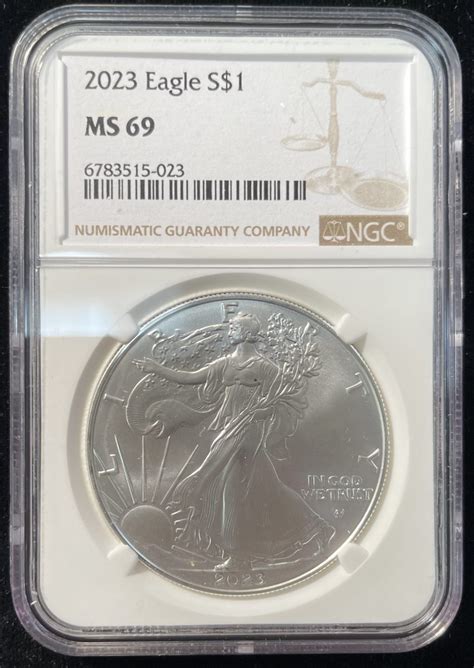 2023 MS69 NGC Silver Eagle – Steinmetz Coins & Currency