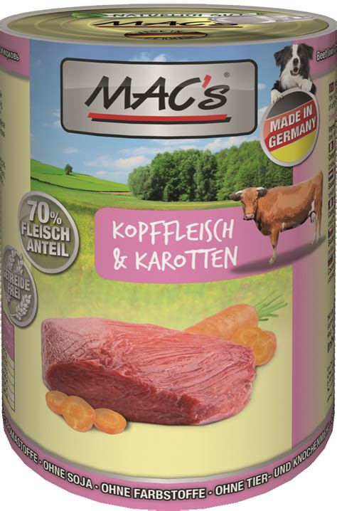 Mac’s говеждо от врат и моркови, 5 бр. х 200 гр. – Sharo Shop