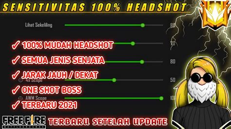 OPEN SETTINGS Sensitivitas Free Fire Terbaik Sensitivitas Auto