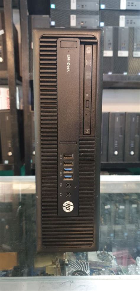 GAMING CPU HP ELITEDESK AMD A8-8600 8GB RAM 500GB HDD RADEON HD R6 ...