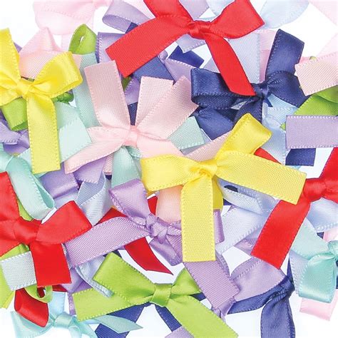 Satin Ribbon Bows Assorted Pack Of General Collage