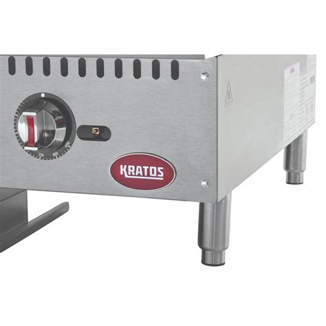 Kratos Y Commercial Restaurant Gas Countertop Griddle Burners