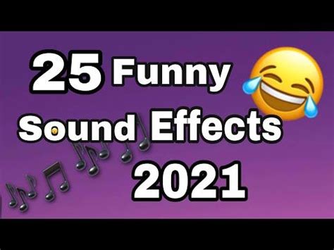 25 funny sound effects 2021 no copyright | background effects | comedy ...