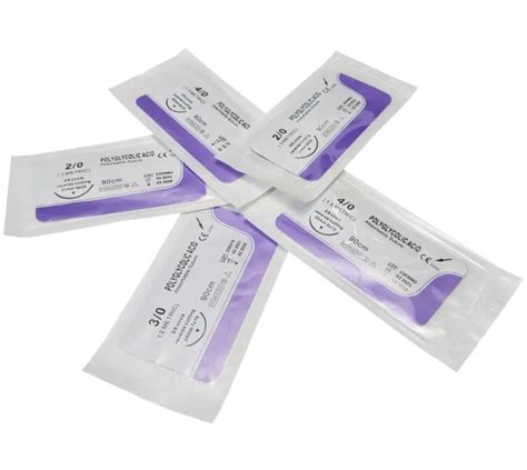 Medical Absorbable Non Absorbable Surgical Sutures With Needle