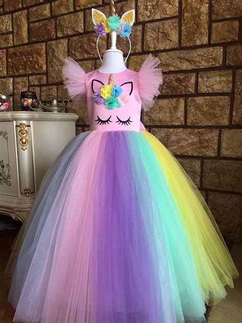 Unicorn Dress For Rainbow Unicorn Girls 49 OFF