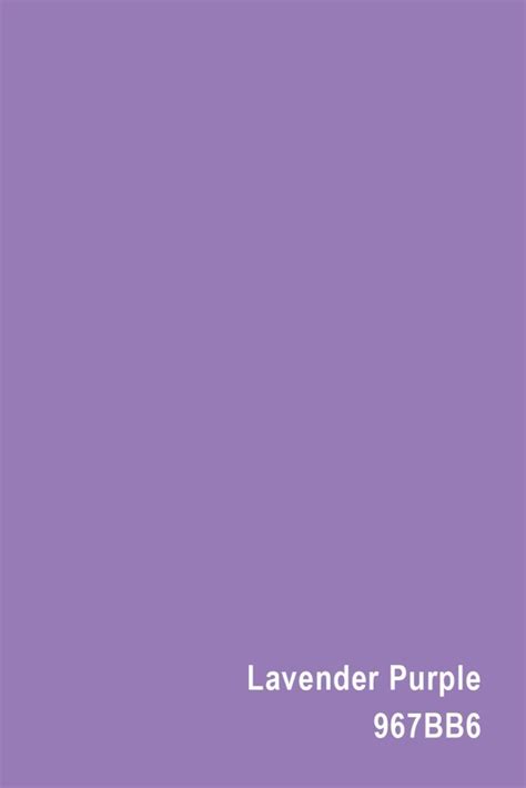 Lavender Purple - Color #967BB6 - Lemon Paper Lab