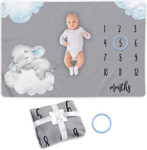 Amazon Paishanas Baby Monthly Milestone Blanket Boy Or Girl