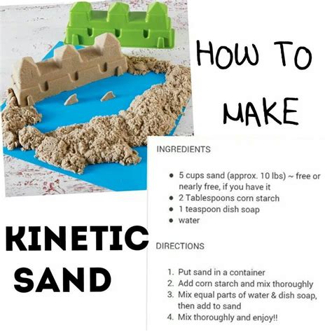 Diy Kinetic Sand Recipe That Works | Bryont Blog