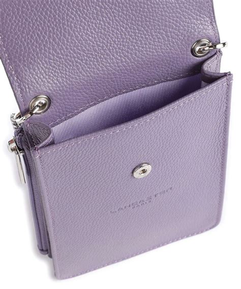 Lancaster Foulonne PM Handytasche genarbtes Rindsleder violett - 170-27 ...