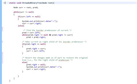 Data Structure & Algorithms_ JAVA (Tree): Inorder Tree Traversal without recursion and without ...