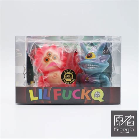 楽天市場TERRIBLE WHORE LIL FUCK Q リルアイコ リルヒロポン 赤水色原宿明治通りFREEGIA CHOICE ソフビ フィギュア SOFUBI