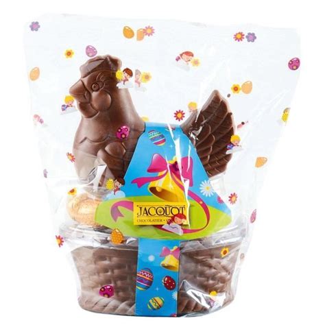 Jacquot Poule En Chocolat Au Lait Garnie Doeufs En Chocolat Praline