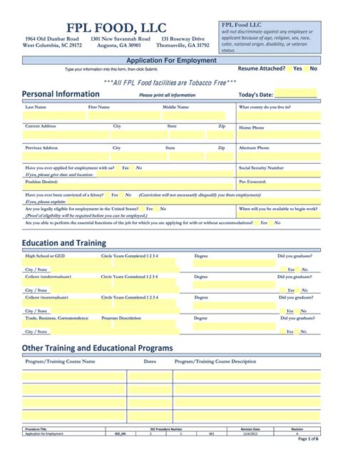 Fpl Sc Application Form Fill Out And Sign Printable Pdf