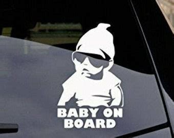 Baby On Board Vinyl Decal Sticker Funny Truck Car Hangover Etsy