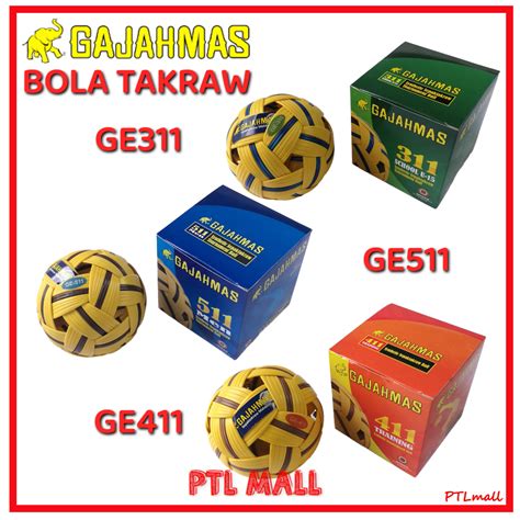 Ge 311 Ge 411 Ge 511 Gajahmas Mens Tournament Sepaktakraw Ball 藤球