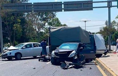 Se registra fuerte choque múltiple en avenida SNM