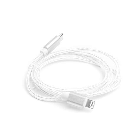 Шнур USB Type-C 3.1 - Lightning, 1м (шт/шт), серебряный, ATOM | Купить ...