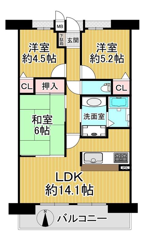 【不動産ジャパン】物件詳細：グランドメゾン四條畷／大阪府四條畷市中野本町／忍ケ丘駅の物件情報：中古マンション