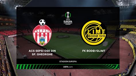 Sepsi Osk Vs Bod Glimt Uefa Europa Conference League Fifa