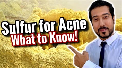 Sulfur For Acne Scars How To Use Sulfur Soap Masks And Spot Treatment Youtube