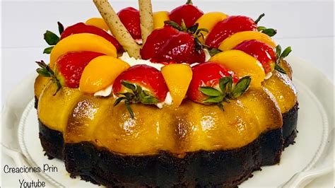 Chocoflan Con Fresas