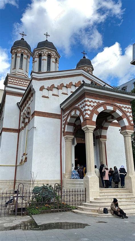 Classical Old Romanian Christian Orthodox Church Orthodoxy Landmark Palace Photo Background And