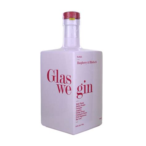 Glaswegin Raspberry And Rhubarb Gin 37 5 70cl Drinkmonger