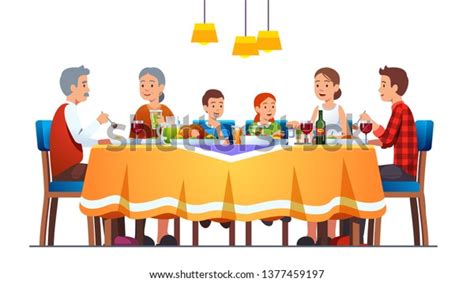 Family Dinner Clipart Photos, Images & Pictures | Shutterstock