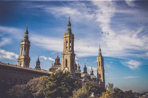 Premium Photo View To The Cathedral Basilica Of Our Lady Of The Pilla