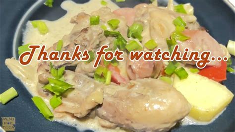 How To Cook Chicken Pastel Creamy Chicken Recipe Menu For Today 004 Youtube