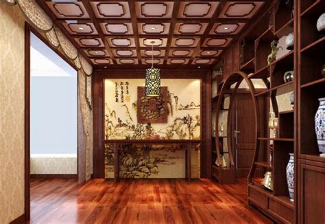 The Characteristics Of Chinese Style Decoration Hallway Chinese Style