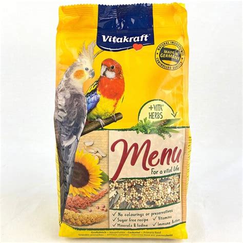 Jual Vitakraft Menu Cockatiel Pakan Makanan Burung Parkit Australia