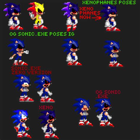 Pixilart Sonic Exe Sprite Sheet By Tmduhe