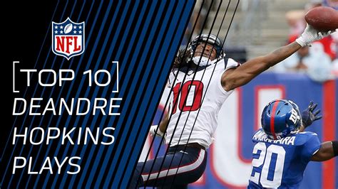 Top 10 Deandre Hopkins Career Catchesso Far Toptentuesdays Nfl