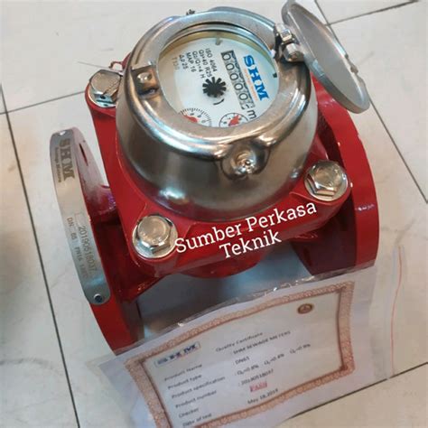 Jual Flow Meter Water Meter Meteran Air Limbah Shm Flange Inch