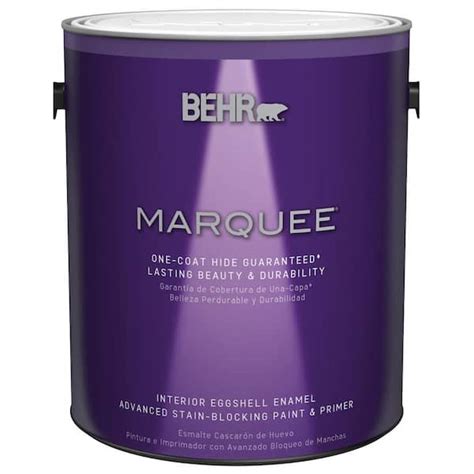 BEHR MARQUEE 1 Gal Medium Base Eggshell Enamel Interior Paint And