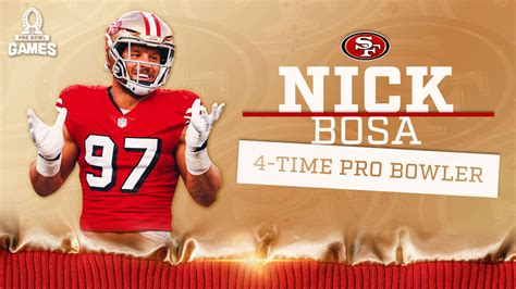 Nick Bosa Named to the 2024 Pro Bowl Roster